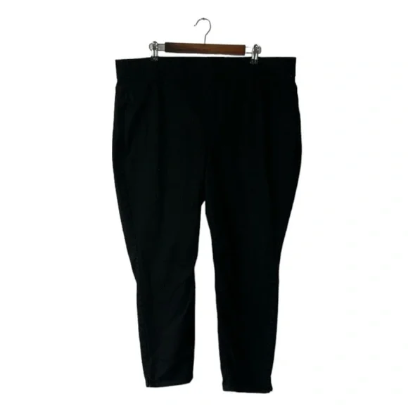 NYDJ Black Pullon Jeans Pants Jeans Stretch Plus Size 18W - Picture 2 of 7